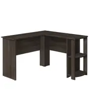 Monarch Specialties Brown Oak L-Shaped Corner Desk