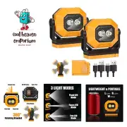 LED Rechargeable Work Light, 1500LM Portable COB Magnetic Lights with 3 Modes...