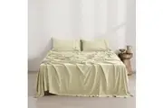 Dreamaker Superfine Washed Microfibre Sheet Set Natural (Single, King Single, Double, Queen, King, Super King)