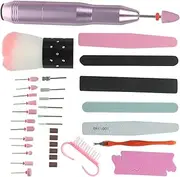 NOLITOY 1 Set Nail Polisher Nail Drill Nail Files Collector Nail Polish Organizer Nail Primer Equipment Nail Tech Dust Collec Nail Shaper Cordless Grinder Nail Salon Tool Abs