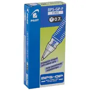 Pilot BPS-GP Ballpoint Pen 0.7mm Blue 12 Pack
