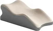 koolsoo Back Pillow for Bed Sitting up Multifunctional Memory Foam Breathable Bed Pillow Rest for Living Room Office Home Sleeping, Beige