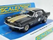 Scalextric C4405 Ford Mustang Black and Gold, #47 1/32 Slot Car *DPR*