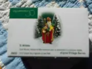DEPT 56 ALPINE VILLAGE Accessory ST NICHOLAS NIB