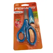 Fiskars Blunt Tip Scissors Sheath Is An Eraser 5” Kindergarten New Blue