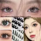 6 Rows Cluster Lashes No Glue Soft Idol Lash Clusters New Individual Lashes