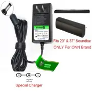 Power Cord AC Adapter for ONN Soundbar Speaker 20" 37" for ONN Sound Bar