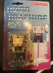 Vintage Tonka Bandai Transformer GOBOTS Robo Machine RM-25 F15 Eagle Dark Go Bot
