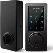Smart Deadbolt for backset size 2-3/8""or 2-3/4"", Iron Black Door Lock