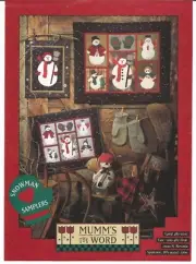 Snowman Samplers Quilted Applique Wall Hangings Quilts Mumm's the Word Pattern