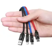 3 in 1 Usb Type c Cable for Samsung, Xiaomi, Mi, Iphone