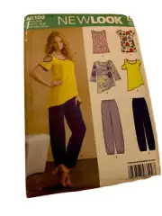 New Look 6582 Misses Tops And Pants Sewing Pattern Sz 8-18