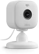 Introducing Blink Mini 2 — Plug-in smart home pet security camera, motion detection, HD night view in colour, built-in spotlight, two-way audio, Works with Alexa (White)