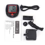 Bicycle Speedometer and Odometer Waterproof Cycle Bike Computer with LCD Display
