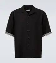 [Commas] Commas Embroidered shirt UK 16 black