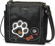 [CHALA] Merry Messenger RFID Protected Women Faux Leather Shoulder Purse with Adjustable Crossbody Strap