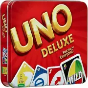 Mattel Games UNO Deluxe Card Game Tin Y5206