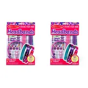 2x Melissa & Doug Design-Your-Own Headbands Childrens Interactive Play Toy 4y+