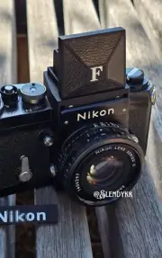 3D Printed Waist Level Viewfinder WLVF for Nikon F Cameras with Magnifier