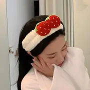 Strawberry Face Wash Headband 03 - Airy Blue - One Size