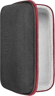 GeekriaShieldSpeakerCaseCompatiblewithMARSHALL EMBERTONCase Cover,Replacement Hard Shell Portable Speaker Protective Carrying BagwithCableStorageKeychainHook (Black)