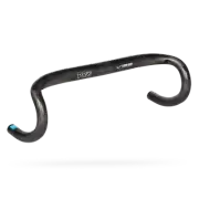 SHIMANO PRO VIBE SUPERLIGHT COMPACT CARBON HANDLEBARS 440MM, BLACK