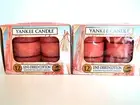 YANKEE CANDLE Scented Tea Light Candles, LINE-DRIED COTTON, 2 Boxes, NEW x 24