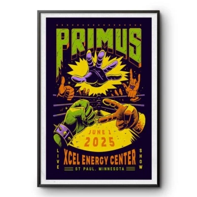 Saint Paul, MN Primus June 01 2025 Live Poster-Portrait - Poster