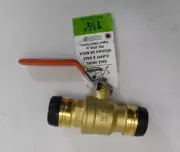 SharkBite UXLBV35 Ball Valve 1-1/4" Tube Size 200 PSI 200 Fahrenheit Lead Free
