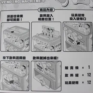 哆啦A夢自動販賣機 東匯 投幣飲料販賣機/一個入(促280)-童玩販賣機 ST安全玩具