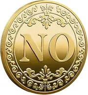 Yes No Coin, Yes No Challenge Coin, Decision Coin Yes No, Yes No Decision Maker Coin, Metal Decision Maker Lucky Coin, Collectible Coin, Decision Coin for Collection Gift Toss Game Collector
