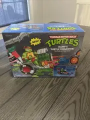 1991 Playmates Toys TMNT RAPH'S TURTLE DRAGSTER Factory Sealed In Box