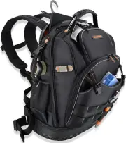 77-Pockets HVAC Tool Bag - Men'S Electrician Backpack