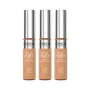3 x L'Oreal Paris True Match Radiant Serum Concealer 11mL - 8N