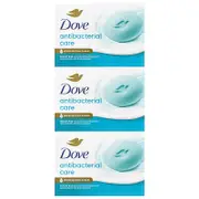 Dove, Antibacterial Care, Beauty Bar Soap , 3 Bars, 3.17 oz (90 g) Each