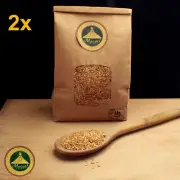 Organic Golden Flax Seeds 2kg BULK Omega-3 Superfood 100% Organic Linseeds