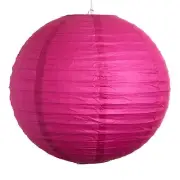 (Set of 3) Pink Paper Party Wedding Lanterns - 12", 16" and 20" sizes