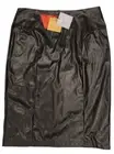 NWT Women's size 16 black stretchy wet look pencil skirt made by Unique 21
