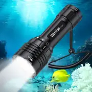 DL30 Dive Flashlight Bright 3600 Lumen Scuba Dive Light, High 90CRI Diving Torch