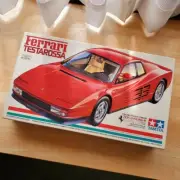 Tamiya Ferrari Testarossa 1/24 Scale Model Kit Vintage Unassembled