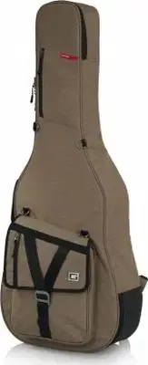 Gator Transit Series Acoustic Guitar Gig Bag with Tan Exterior