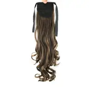 2 Pcs Clip In Hair Extension Curly Ponytail My Little Pony Tail False Hair Fairy Tail Horse Hair on Clips