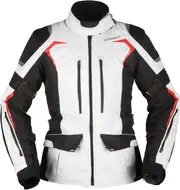 Modeka Elaya, textile jacket women , color: Light Grey/Black , size: 36