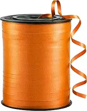 sxvblly Orange Curling Ribbon 3/16" Wide × 500 Yards Ribbon for Gift Wrapping Balloon String Birthday Party Decoration Ribbons for Festive Crafts Wedding Decoration
