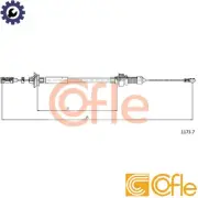 ACCELERATOR CABLE 1173.7 FOR FIAT DUCATO/Platform/Chassis/Van/Bus TALENTO 2.5L