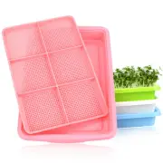 2 Layer Planting Dishes Plate Bean Sprouts Seedling Box Growing Seedlings Nurser