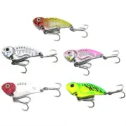 8XMetal Blade Fishing Lure Hard VIB Crank Bait Sinking Treble Hook 7/10/12/14/20