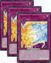 3 X YU-GI-OH ASSAULT REBOOT 1ST ED SILVER RARE MINT DANE-EN070