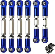 RC Upgrades Part fit for 1/10 Arrma Granite 4X4 Mega550,Senton 4X4 MEGA550 RC Car,Adjustable Aluminum Turnbuckles/Camber Links/Toe Link,Hop-Up Part #AR330446 AR330515,(Navy Blue)