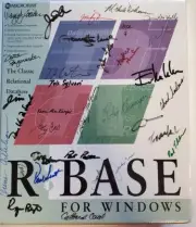 SIGNED! R:BASE for Windows. Classic Relational Database. V5